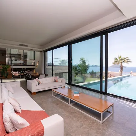 Vistaport B - Luxury With Private Pool And Sea View بودروم